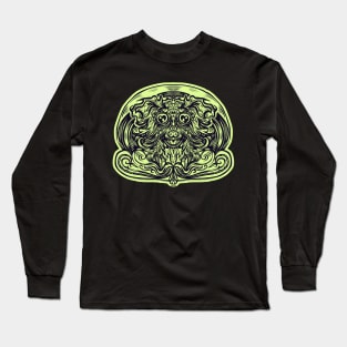 Dog Mexican engraving by sirako Long Sleeve T-Shirt